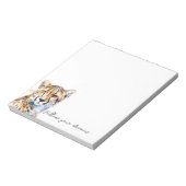 Cool Cat Cheetah Notitieblok (Linkerzijde)