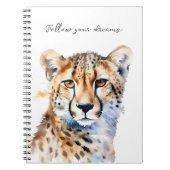 Cool Cat Cheetah Notitieboek (Voorkant)