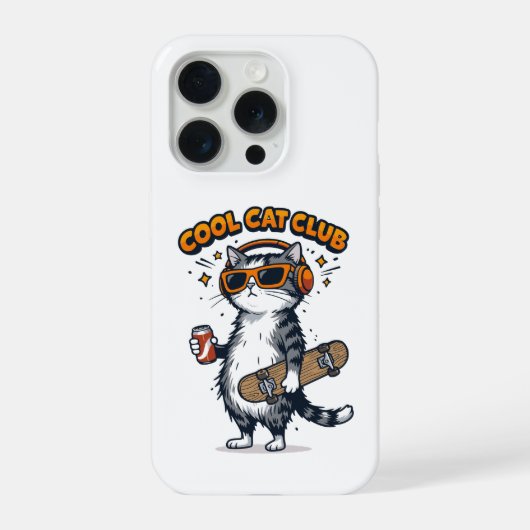 Cool Cat Club iPhone Hoesje (Achterkant)