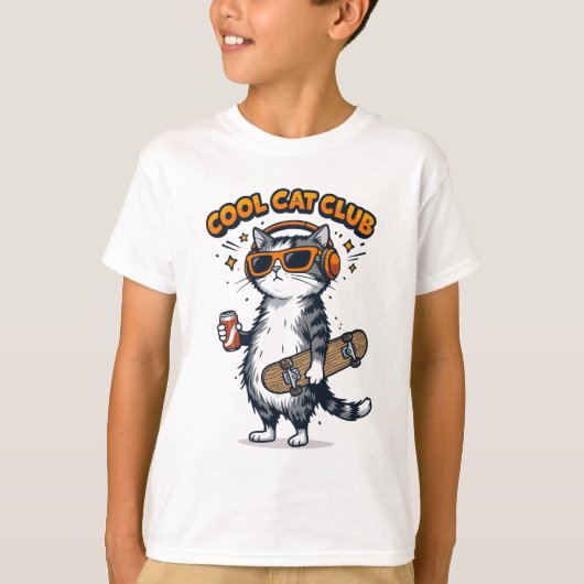 Cool Cat Club T-shirt (Voorkant)
