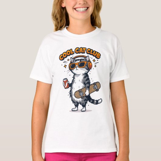 Cool Cat Club T-shirt (Voorkant)