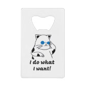 COOL CAT CREDITKAART FLESSENOPENER (Voorkant)