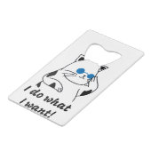 COOL CAT CREDITKAART FLESSENOPENER (Achterkant Gekanteld)