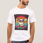 "Cool Cat Cruiser" T-shirt (Voorkant)