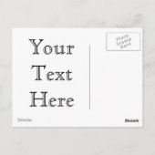 Cool Cat Custom Dank u Briefkaart (Achterkant)