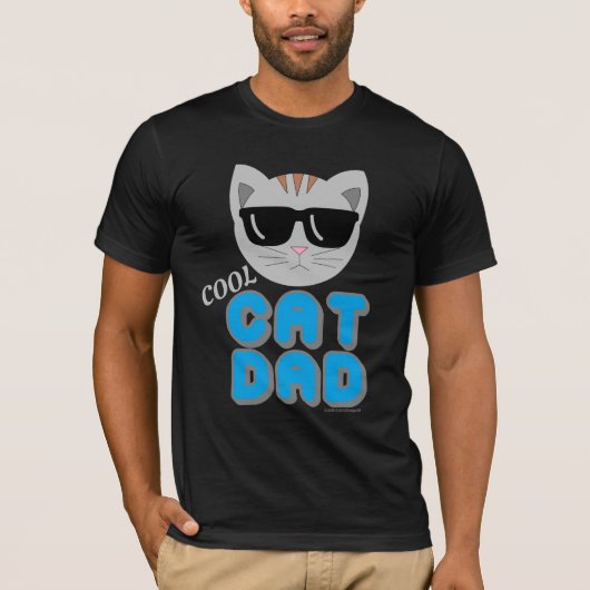 COOL CAT DAD Incognito Cat Lover T-shirt (Voorkant)
