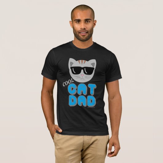 COOL CAT DAD Incognito Cat Lover T-shirt (Voorkant volledig)