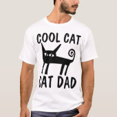 COOL CAT DAD Mannen T-shirts (Voorkant)