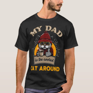 Cool cat dad t-shirt