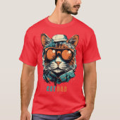 Cool Cat Dad T-shirt (Voorkant)