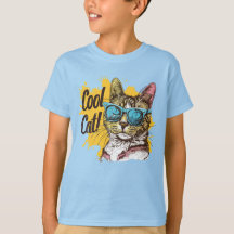 "Cool Cat" draagt een zonnebril