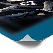 Cool Cat Driving 67 Sungles Funny For Men Women Ki Poster (Hoek)