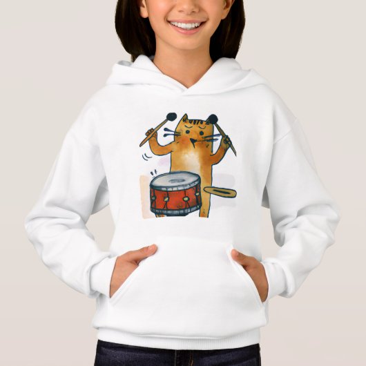 Cool Cat Drummer (Voorkant)