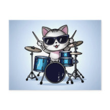 Cool Cat Drummer blank