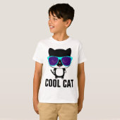 COOL CAT Funny Kinder jongens T-shirts (Voorkant volledig)