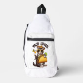 Cool Cat Genieten Taco Dinsdag Sling Bag (Voorkant)