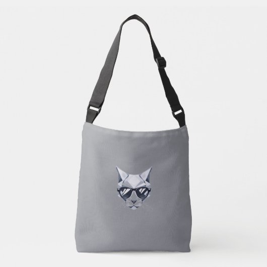 Cool Cat geometrische crossbody tas (Voorkant)