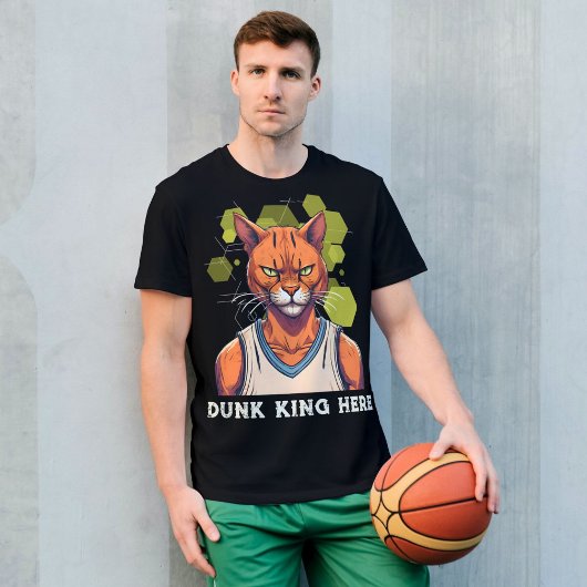 Cool Cat Gifts voor Basketbal Lovers Coach Fans T-shirt