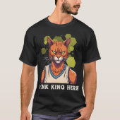 Cool Cat Gifts voor Basketbal Lovers Coach Fans T-shirt (Voorkant)