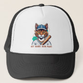 Cool Cat Gifts voor Honkbalspelers Liefhebbers Coa Trucker Pet (Voorkant)
