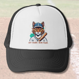 Cool Cat Gifts voor Honkbalspelers Liefhebbers Coa Trucker Pet