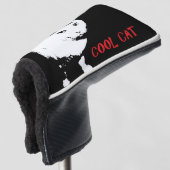 COOL CAT GOLF PUTTER HOESJE GOLFHEADCOVER (3/4 voorkant)