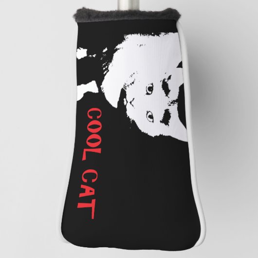 COOL CAT GOLF PUTTER HOESJE GOLFHEADCOVER (Draai 90)