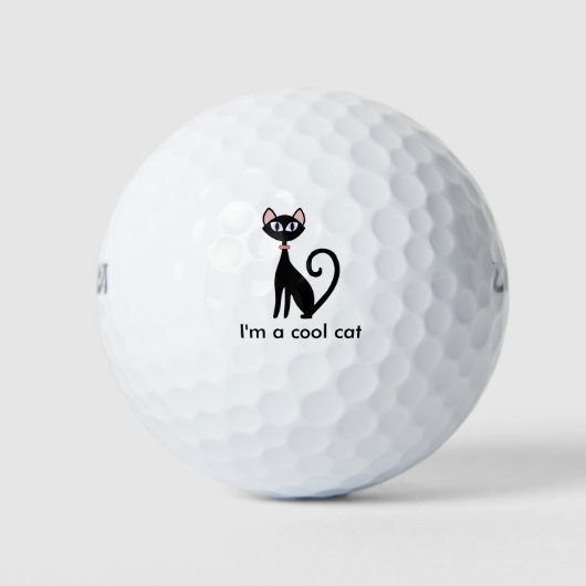 Cool Cat golfballen set (Voorkant)