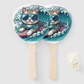 Cool cat handwaaier (Voorkant en achterkant)