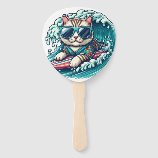 Cool cat handwaaier (Achterkant)