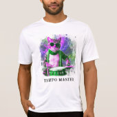 *~* Cool Cat HIPPIE DRUMMER AP91 Percussionist T-shirt (Voorkant)