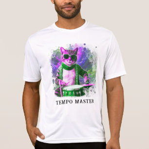 *~* Cool Cat HIPPIE DRUMMER AP91 Percussionist T-shirt