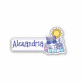 Cool Cat ID Sticker (Voorkant)