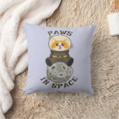 Cool Cat in space Cat Astronaut Cosmic animal Moon Kussen (Deken)