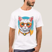 Cool Cat in Sunglasses  T-shirt (Voorkant)