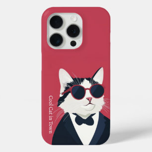 Cool Cat in Town iPhone / iPad-hoesje 15 Pro Case