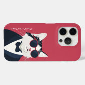 Cool Cat in Town iPhone / iPad-hoesje Case-Mate iPhone Case (Achterkant (horizontaal))