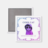 Cool Cat Investigations LLC magnet (Voorkant / Achterkant)