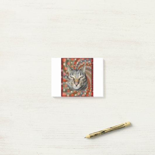 Cool Cat - JE KOPT JE CadeauT! Post-it® Notes (Op bureau)