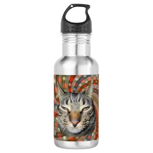 Cool Cat - JE KOPT JE CadeauT! Waterfles (Voorkant)