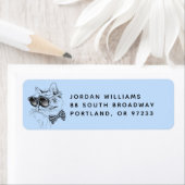 Cool Cat | Jouw namen toevoegen Etiket (Insitu)