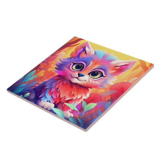 Cool Cat Keep of ontwerp zelf Tegeltje (Zijkant)