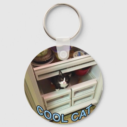 Cool Cat keychain (Voorkant)