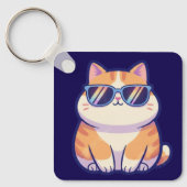 Cool Cat Keychain – Pocket-Sized Personality with (Voorkant)