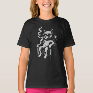 Cool Cat Lounger met Sigaar T-shirt
