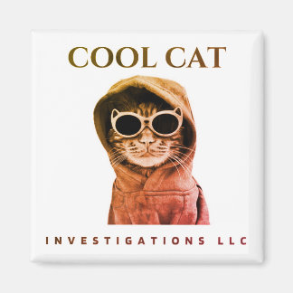 Cool Cat magnet - bevlekte zonsondergang