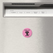 COOL CAT MAMA, CAT MOM MAGNETS MAGNEET (Insitu (Vaatwasser))