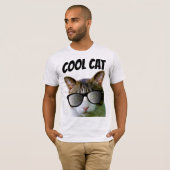 COOL CAT MANNEN CAT LOVER T-Shirts (Voorkant volledig)