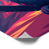 Cool Cat Meme – Deal With It Zonnebril Pop Art Poster (Hoek)