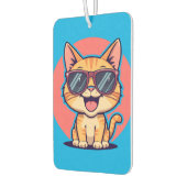 Cool Cat met zonnebril – Schattige Funny Kat Desig Luchtverfrisser (Links)